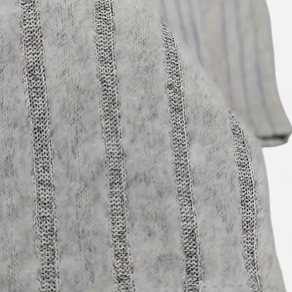 Elvayn | Women’s Ribbed Set – Mock Neck & Wide-Leg Elegance