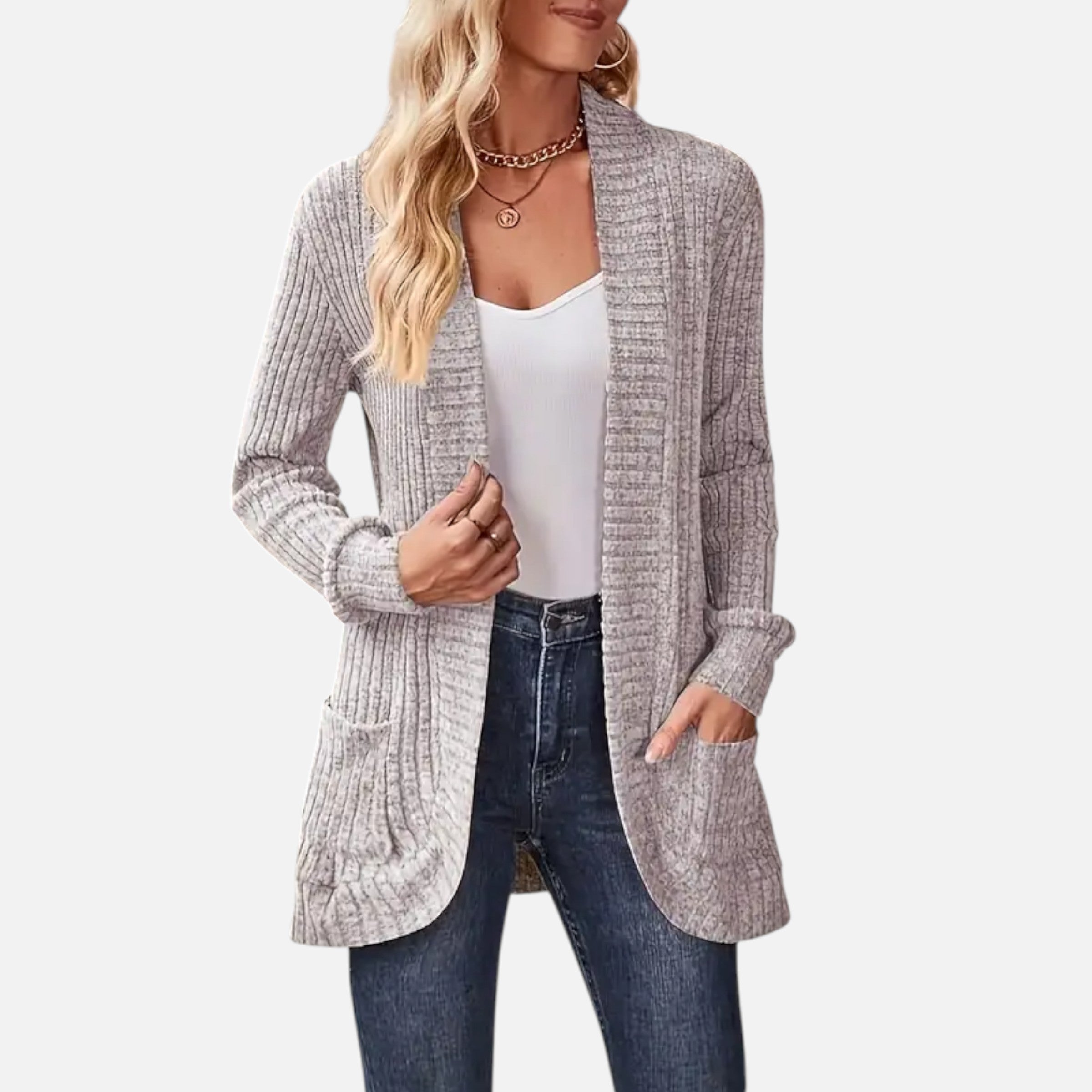 Elvayn | Women’s Knit Cardigan – Elegant Casual Essential