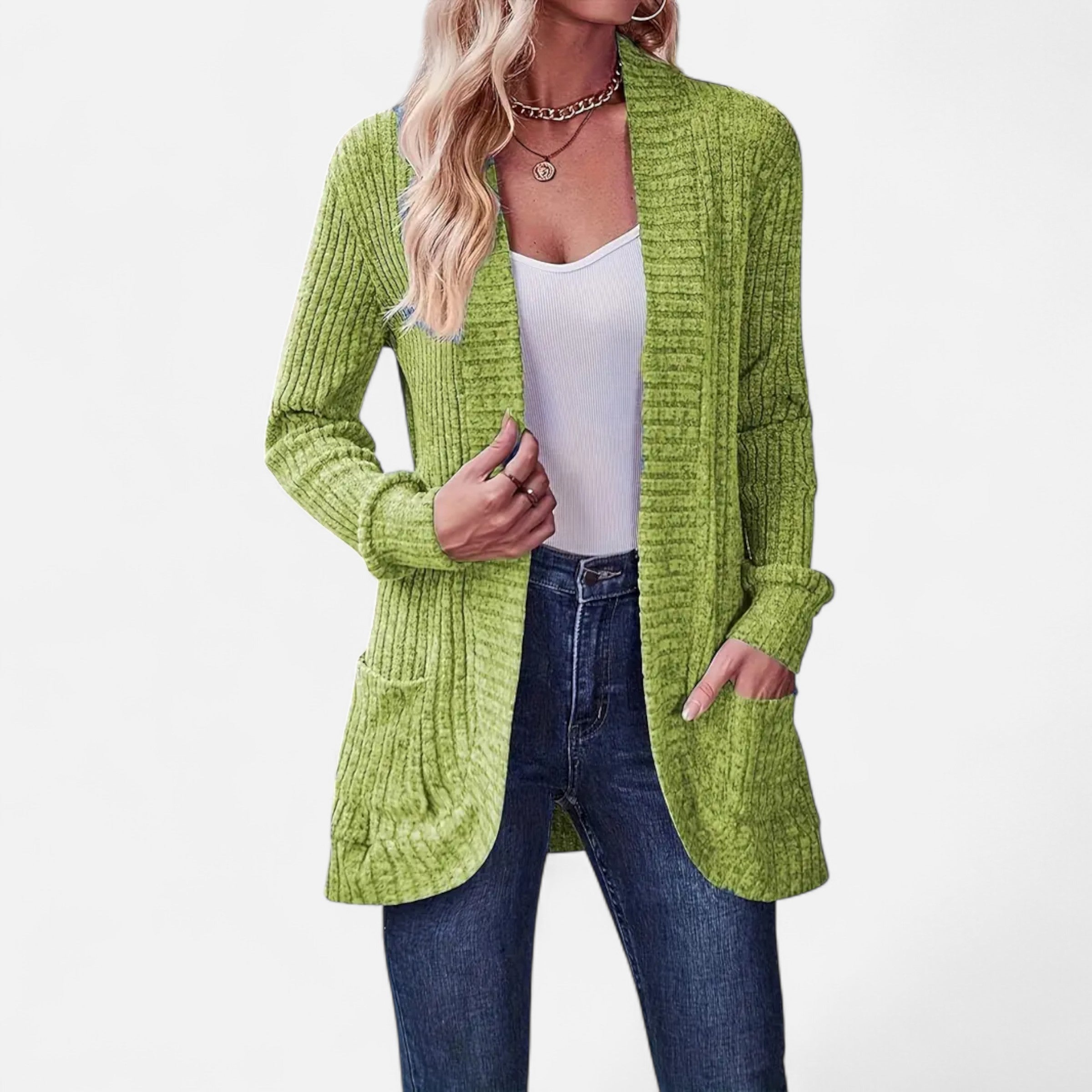 Elvayn | Women’s Knit Cardigan – Elegant Casual Essential