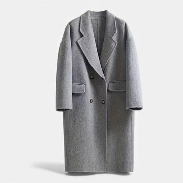 Elvayn | Women’s Double Pocket Wool-Blend Winter Coat