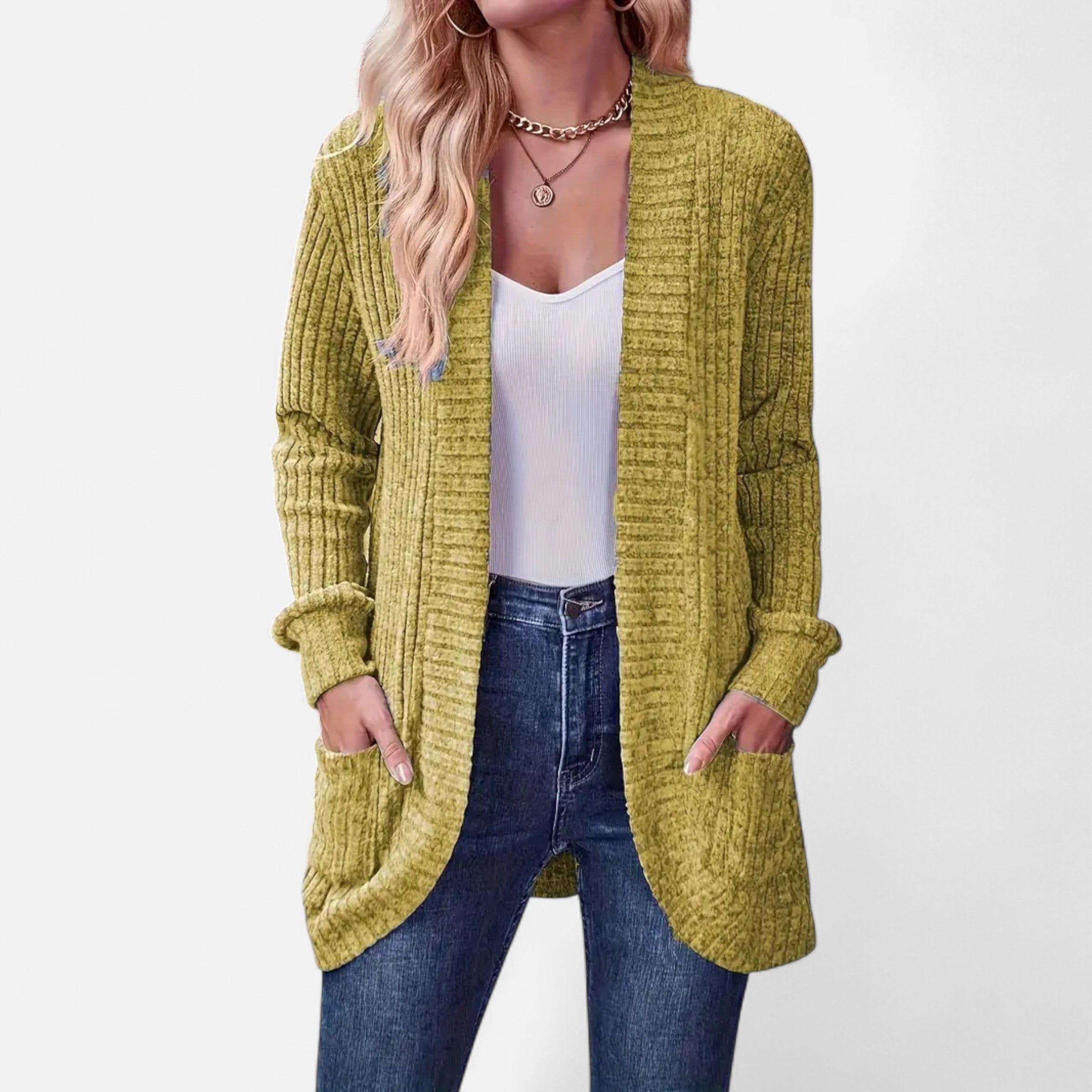 Elvayn | Women’s Knit Cardigan – Elegant Casual Essential