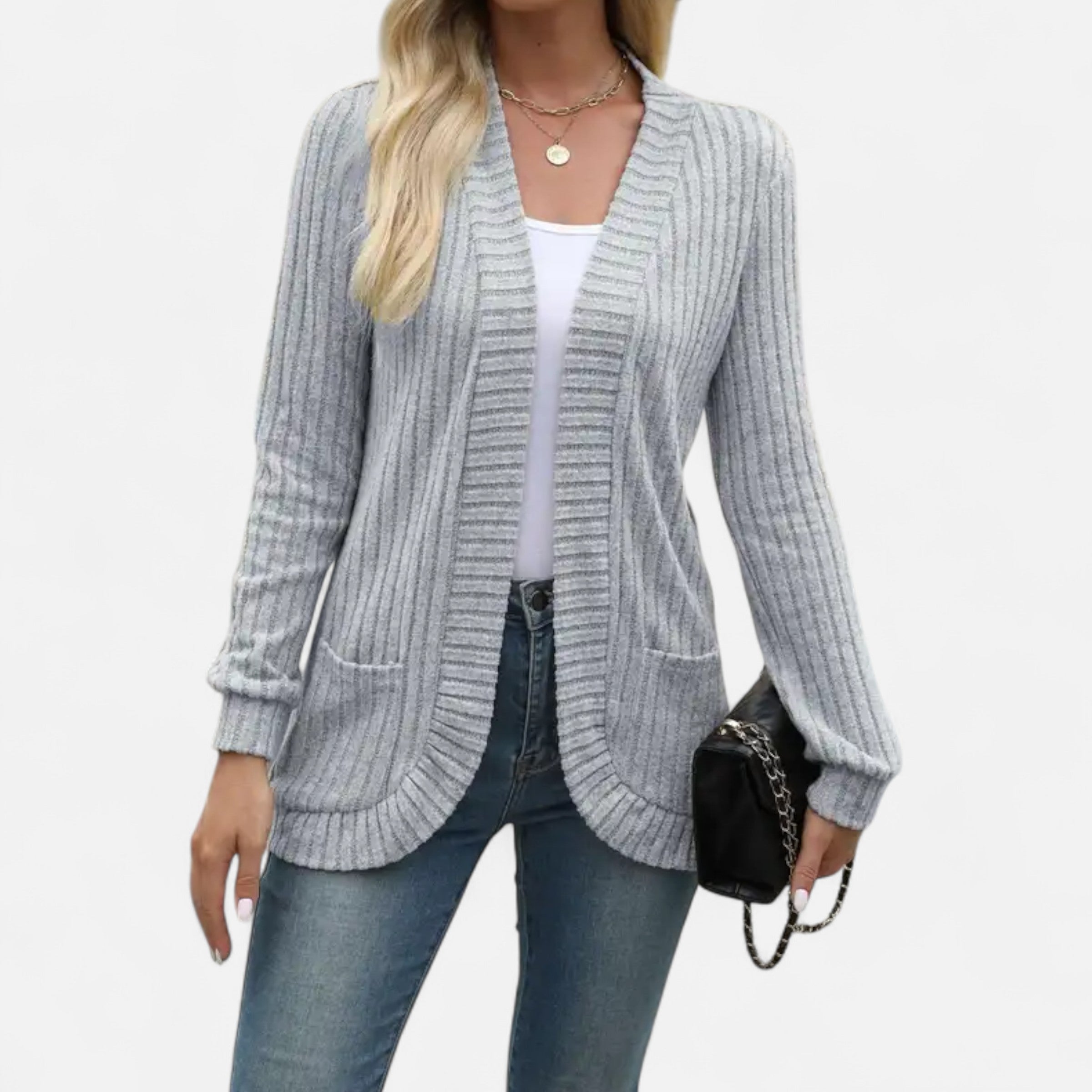 Elvayn | Women’s Knit Cardigan – Elegant Casual Essential