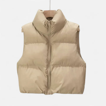 Elvayn | Women’s Elegant High-Waist Winter Vest