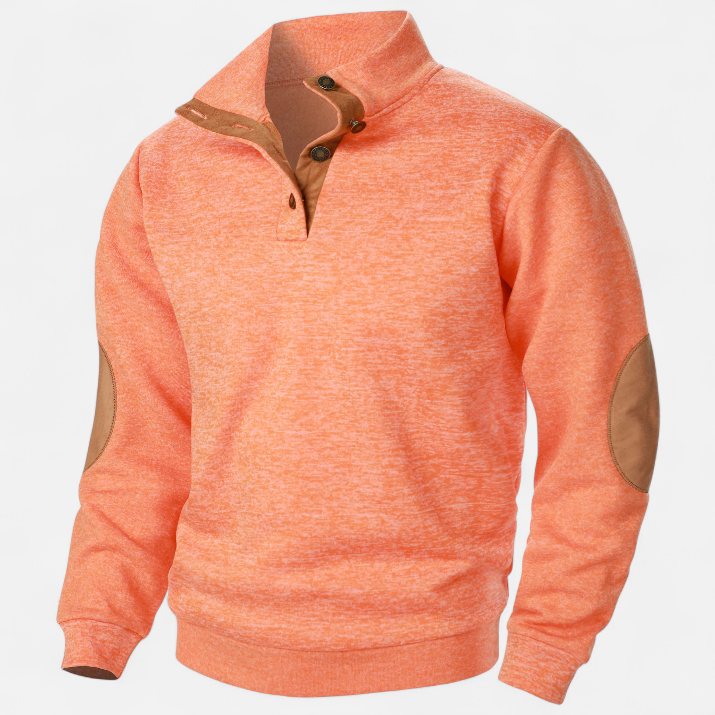 Elvayn | Men’s Knitted Sweater – Stand Collar Heritage Style