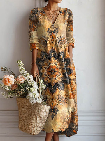 Elvayn | Simple Feminine Midi Dress