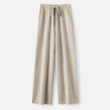 Women’s wide-leg knit wool pants