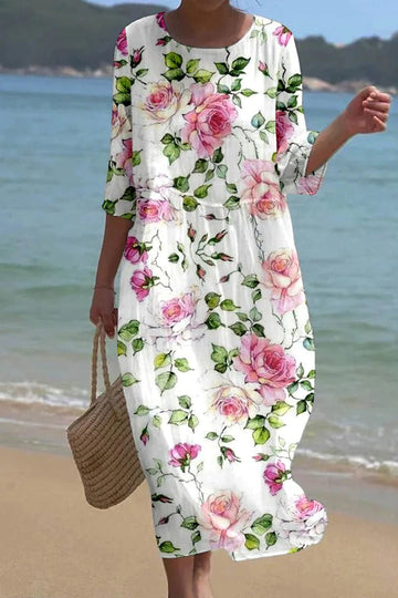 Elvayn | Timeless Chic Midi Dress