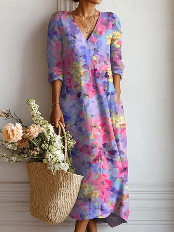 Elvayn | Classic Casual Flow Dress